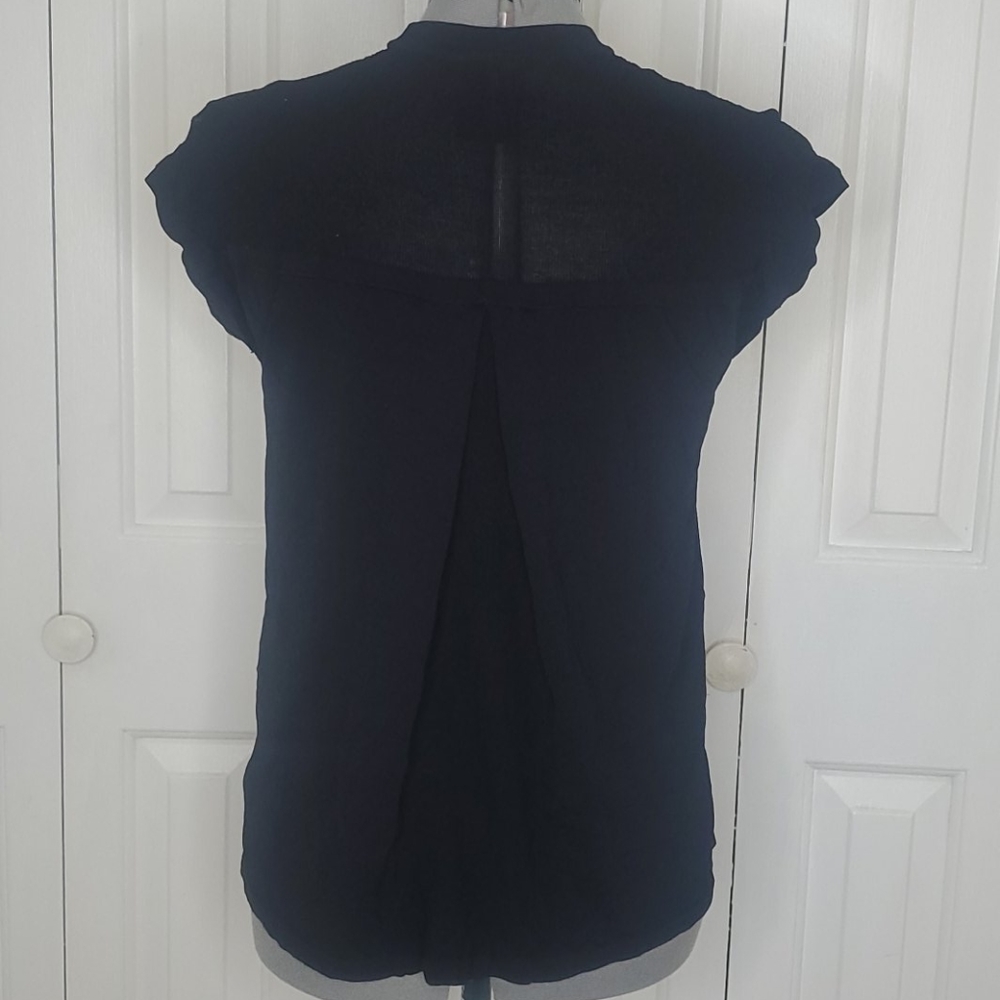 NIKE Black Short Sleeve Blouse Size S - Picture 4 of 7